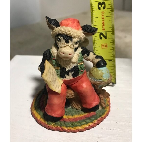 Ganz Cowtown Figurine Saint Nicowlas 1993 Figurine Handcrafted 2.75" - Picture 5 of 8